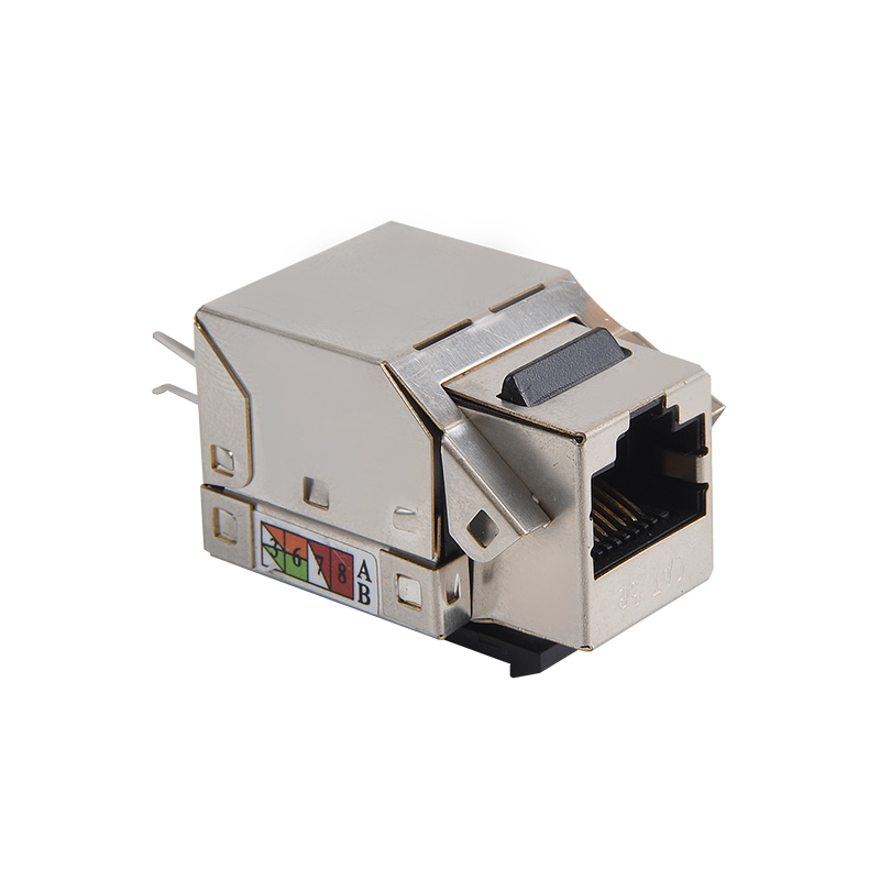 SMT-1013H8C6-FTP afgeschermd 90 graden Cat6 Keystone Jack 110 IDC