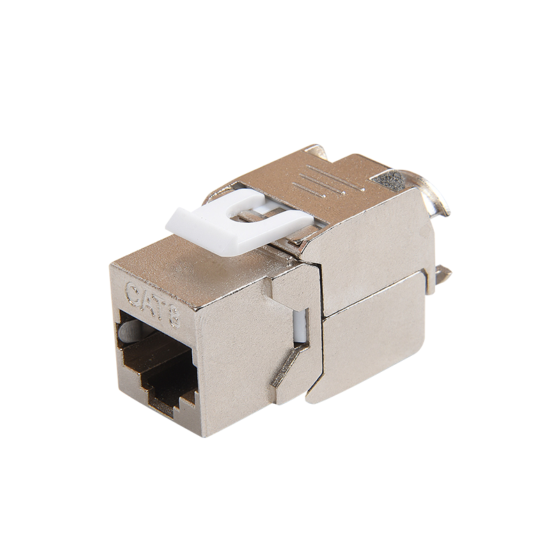 SMT-1061T8C8-FTP 180 graden afgeschermde CAT8 TOOLNESS Keystone Jack