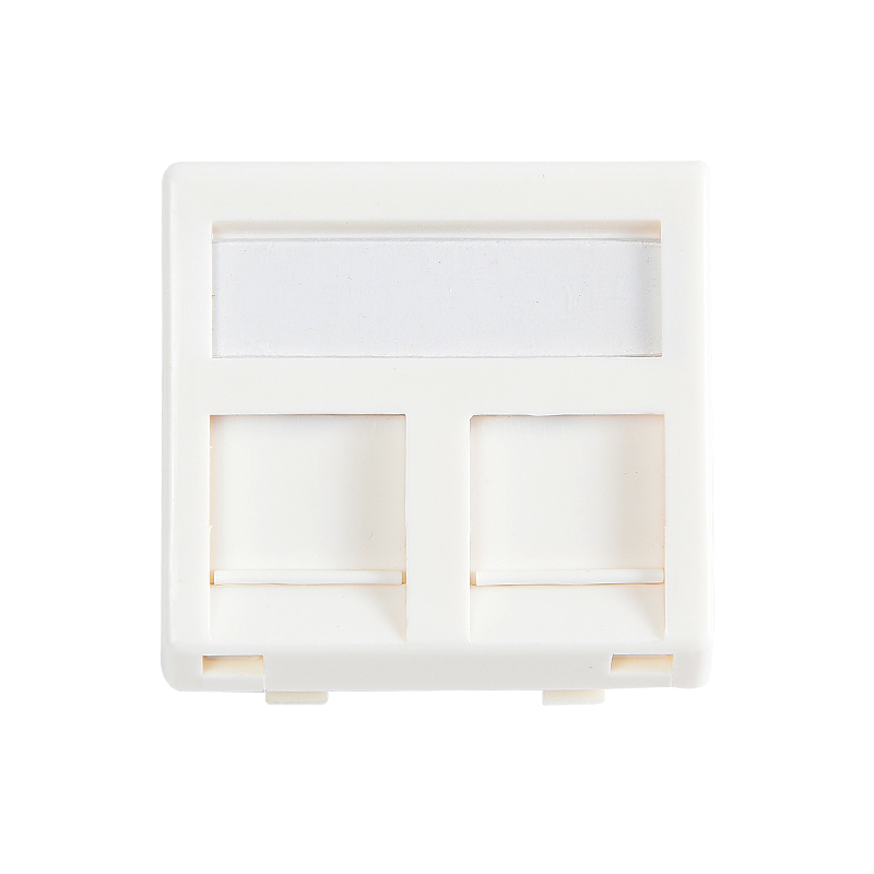 SMT-4312-45-2P 2 PORTS 45 ° FACEPLATE 45*45MM